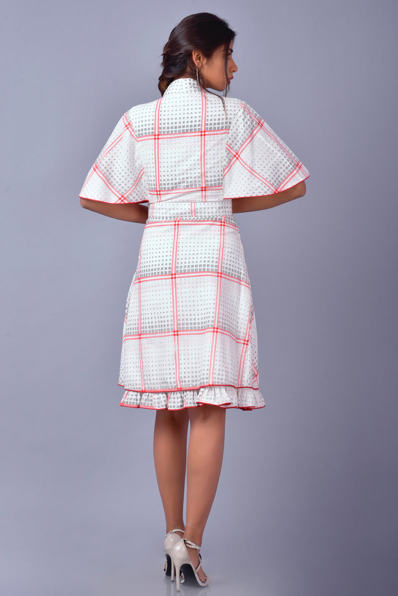 Hand Block Printed Daisy Dress | Kimono Sleeve Dress | Local Artisans of India| Shop Now